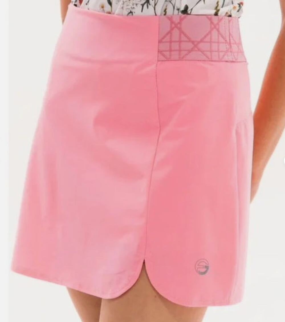 Foray Elastic Wide Waistband Skort A-Line Built In Shorts Sachet Pink Size Small